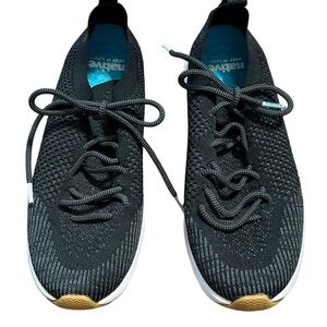 Native Black Water Proof Lace Up Shoes Size 5.5 Mens